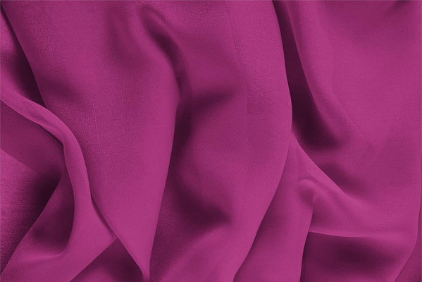 Iris Purple Silk Georgette Apparel Fabric