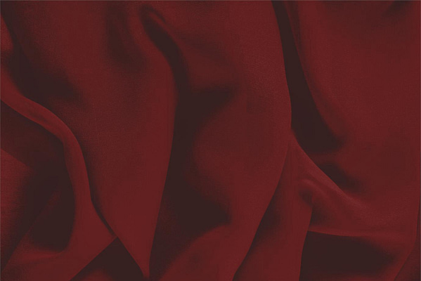 Amaranth Red Silk Georgette Apparel Fabric