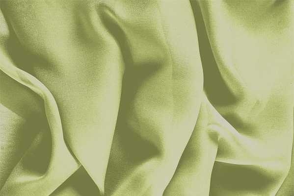 Tissu Couture Georgette Vert acide en Soie