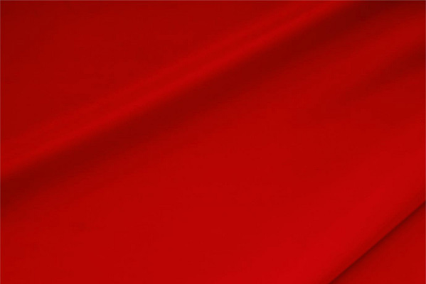 Tissu Couture Crêpe de Chine Stretch Rouge feu en Soie, Stretch