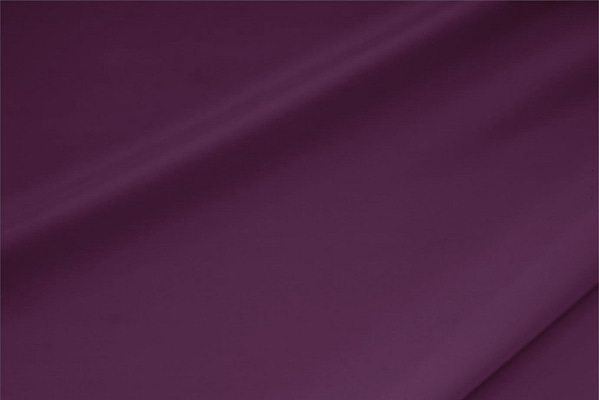 Tissu Couture Crêpe de Chine Stretch Violet myrtille en Soie, Stretch