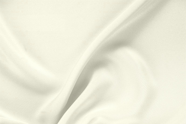 Ivory White Silk Drap Apparel Fabric