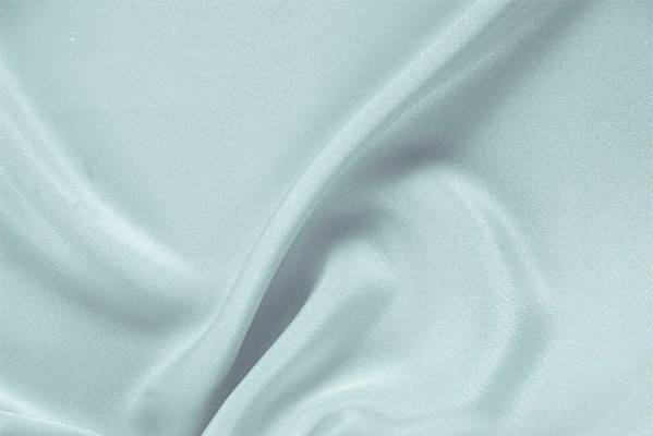 Tissu Couture Drap Bleu eau en Soie