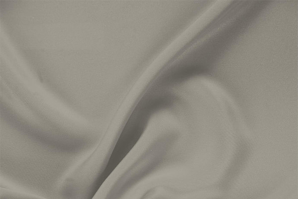 Tissu Couture Drap Argent acier en Soie