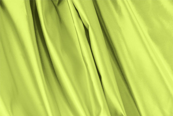 Acid Green Silk Duchesse Apparel Fabric