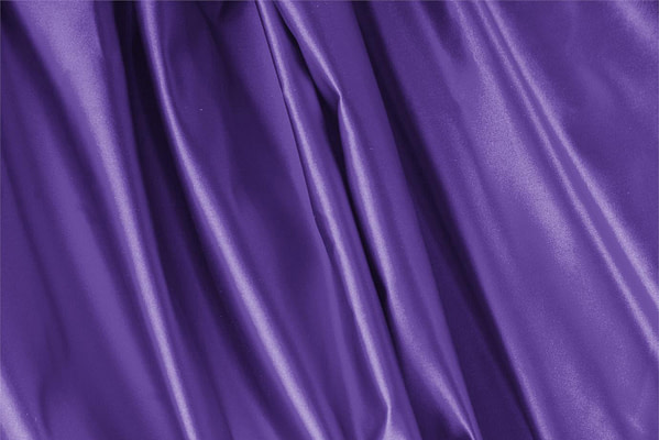 Tissu Couture Duchesse Violet iris en Soie