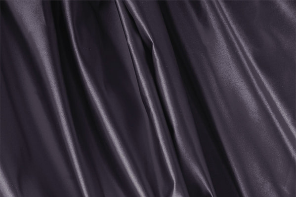 Anthracite Gray Silk Duchesse Apparel Fabric
