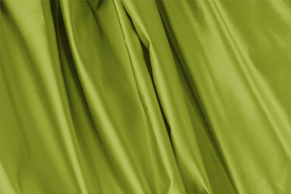 Moss Green Silk Duchesse Apparel Fabric