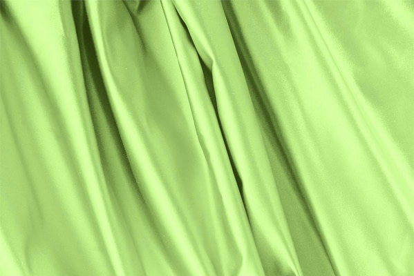 Lime Green Silk Duchesse Apparel Fabric