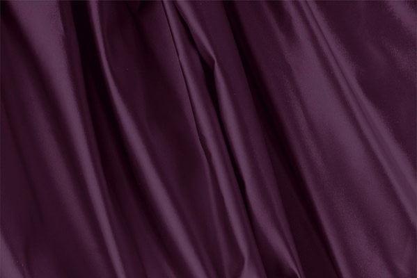Aubergine Purple Silk Duchesse Apparel Fabric