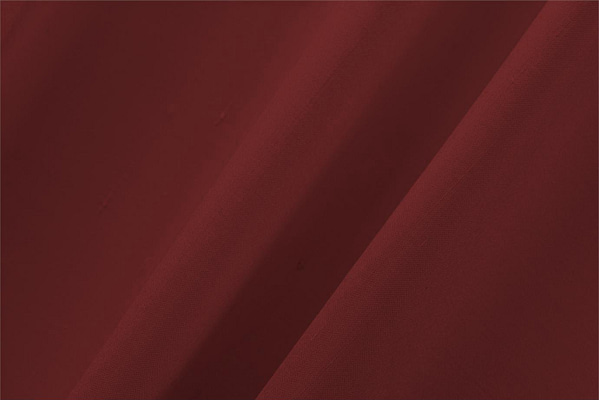 Tessuto Double Shantung Rubino per Abbigliamento