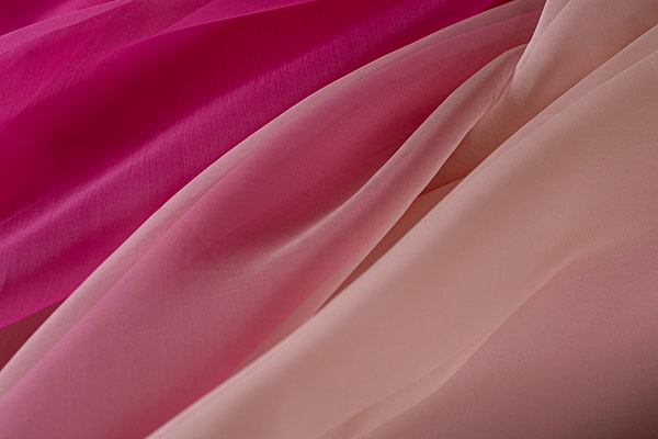 Clearance -bright pink satin silk yardage