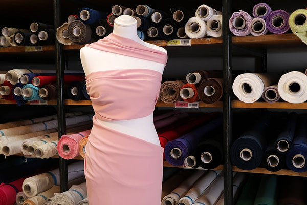 Pink microfiber apparel fabric | new tess
