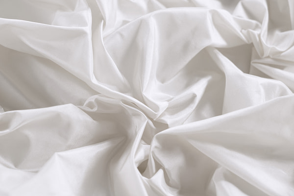 Tissu Couture Taffetas Blanc ivoire en Soie