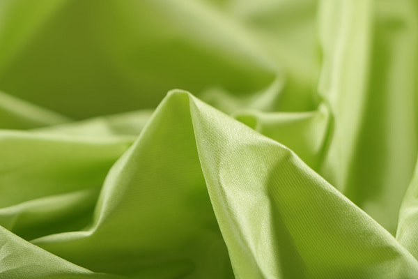 Acid green taffeta fabric in pure silk | new tess