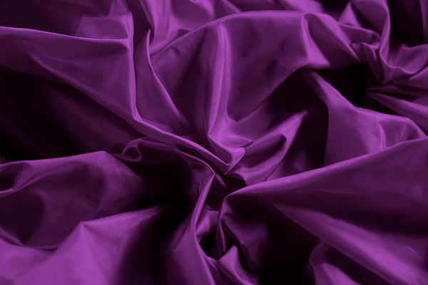 Tissu Couture Taffetas Violet cardinal en Soie
