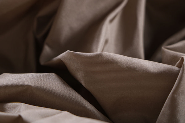 Oat beige taffeta fabric in pure silk | new tess