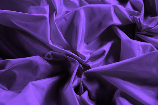 Iris Purple Silk Taffeta Apparel Fabric