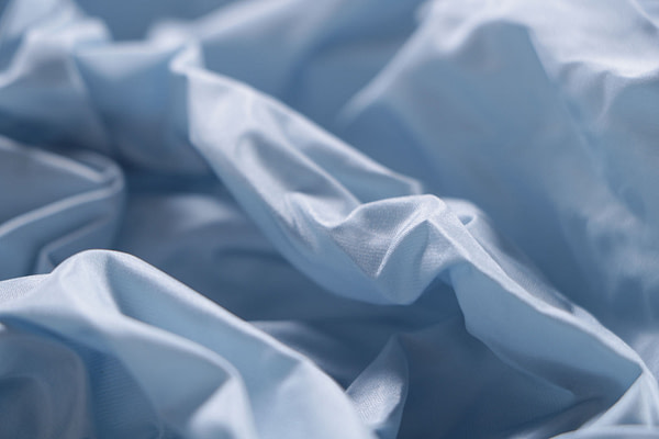 Light blue taffeta fabric in pure silk | new tess