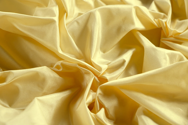 Tissu Couture Taffetas Jaune citron en Soie