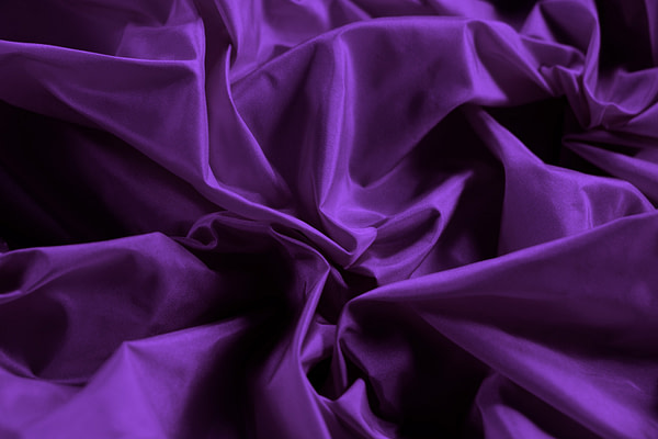 Bishop Purple Silk Taffeta Apparel Fabric