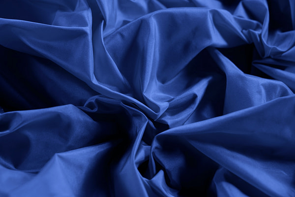 Sea Blue Silk Taffeta Apparel Fabric