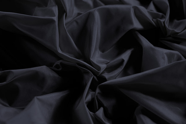 Anthracite Gray Silk Taffeta Apparel Fabric
