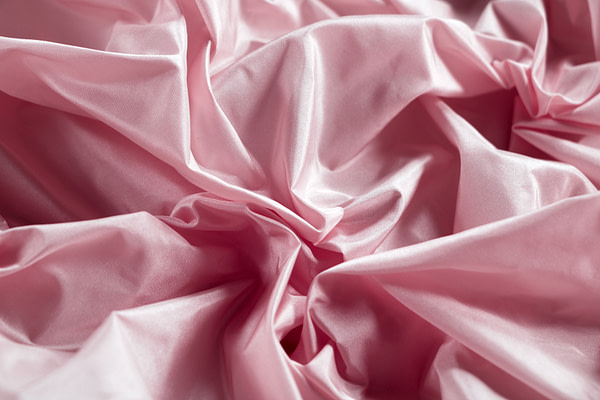 Tissu Couture Taffetas Rose bébé en Soie