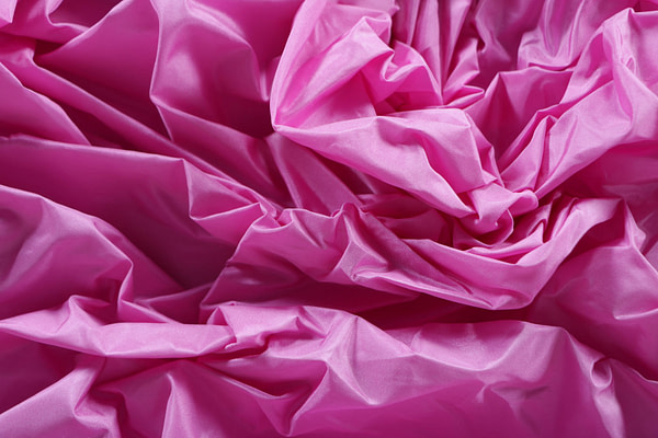 Azalea pink taffeta fabric in pure silk | new tess