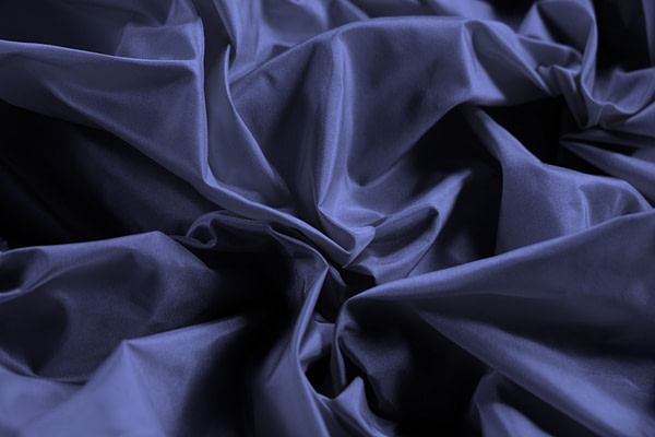 Tessuto Taffetas Cobalto per Abbigliamento