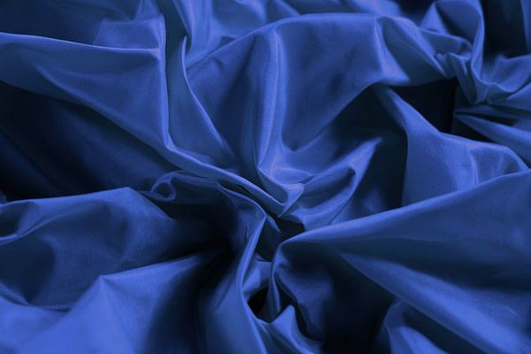 Tissu Couture Taffetas Bleu royal en Soie