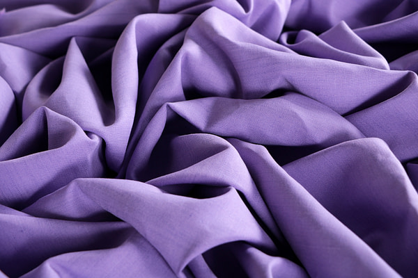 Lilac Purple Linen, Stretch, Viscose Linen Blend Apparel Fabric