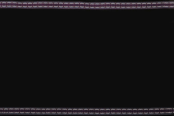 Tissu Pannello Cintura Etnica P02-02 Noir en Laine