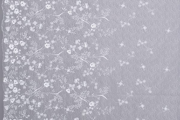 Elegant Italian white macramé lace | new tess bridal fabrics