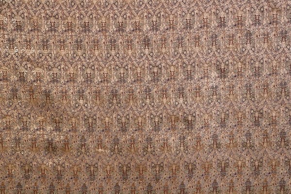 Beige, Yellow Polyester, Silk fabric for dressmaking