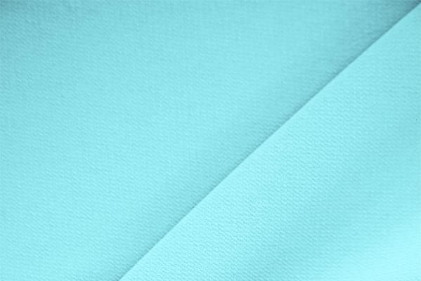 Water Blue Polyester Crêpe Microfiber fabric for dressmaking