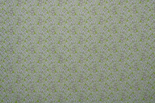 Tissu Fiori Cloque' 000600 Jaune, Multicolor, Vert