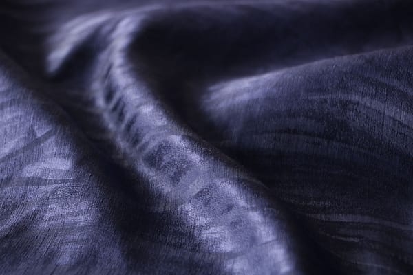 Blue Linen, Silk fabric for dressmaking