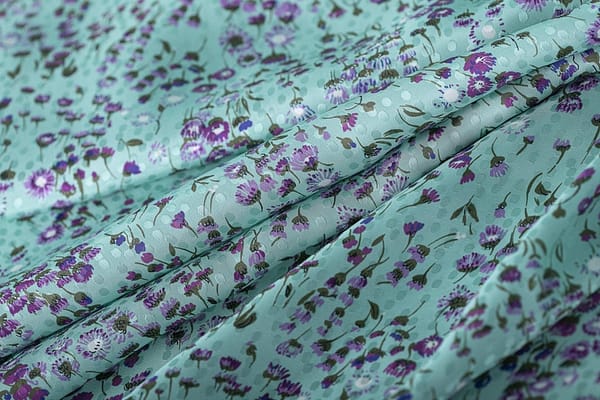 Blue Silk, Viscose fabric for dressmaking