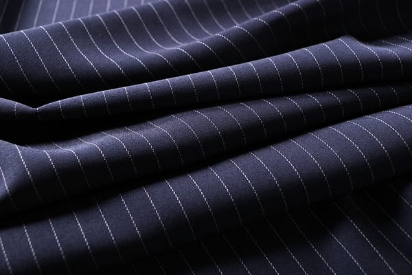 Blue Wool fabric for dressmaking