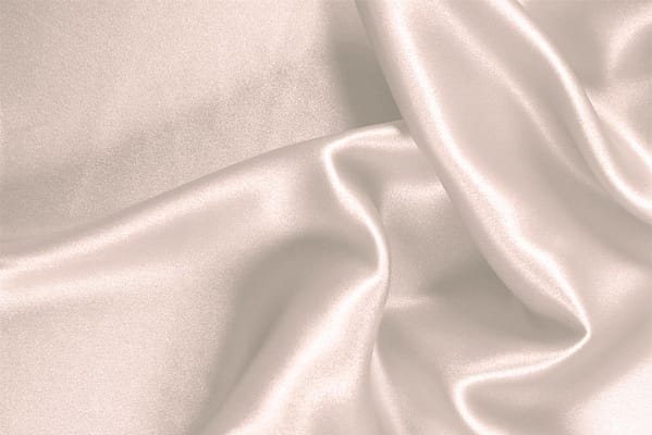Petal Pink Silk Crêpe Satin fabric for dressmaking