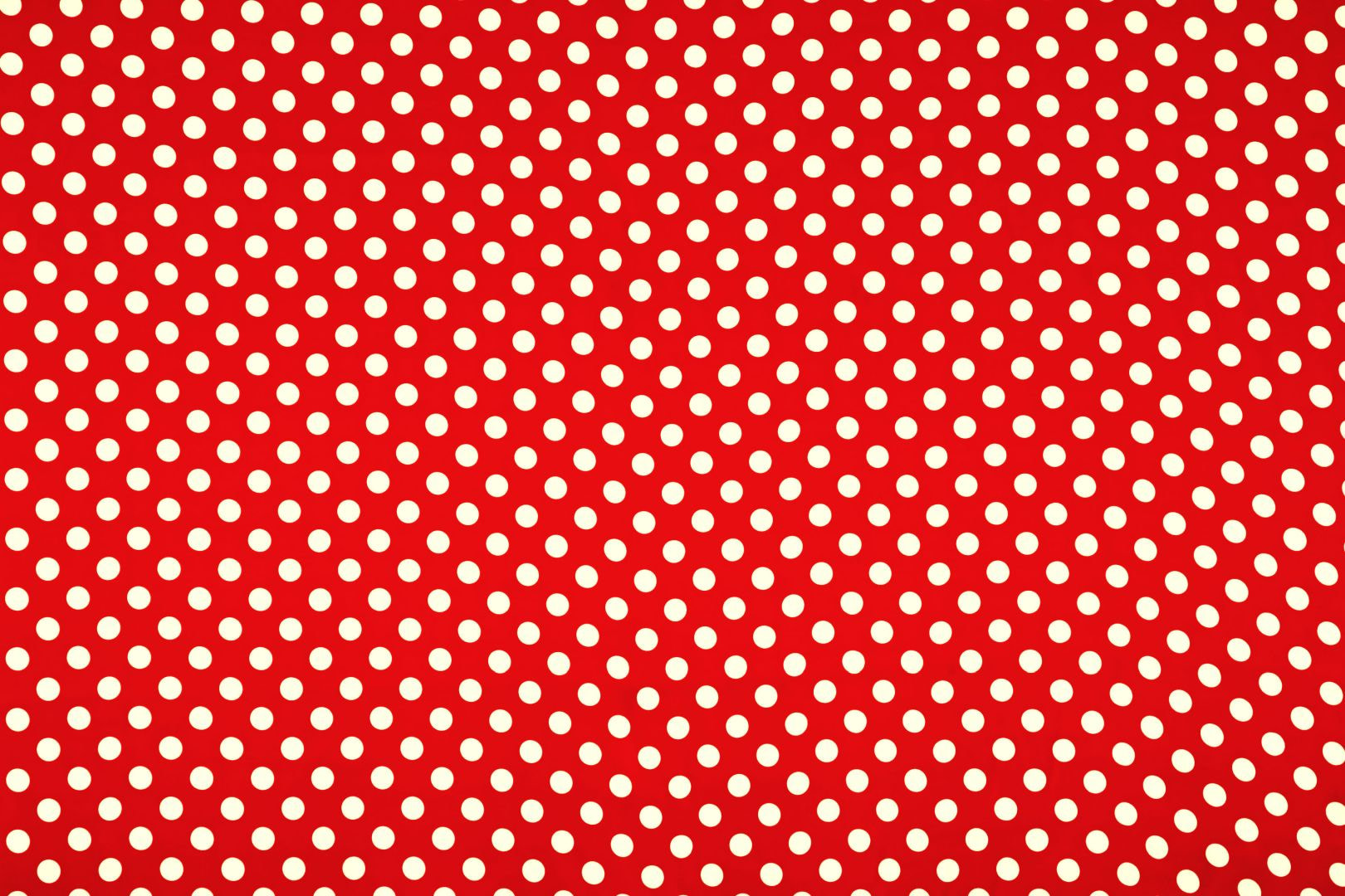 Red, White Silk Satin Polka Dot Fabric - Raso Se Ominibus Pois 201303