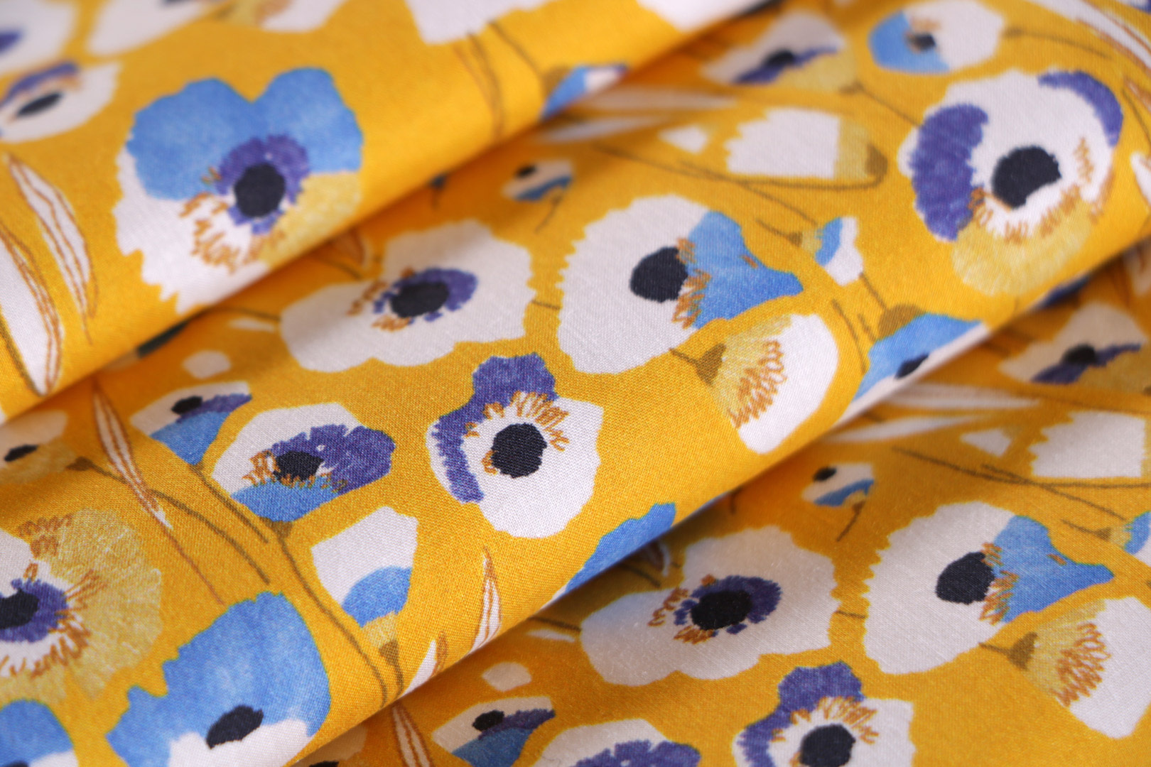 Flowers Print Apparel Fabric ST000665