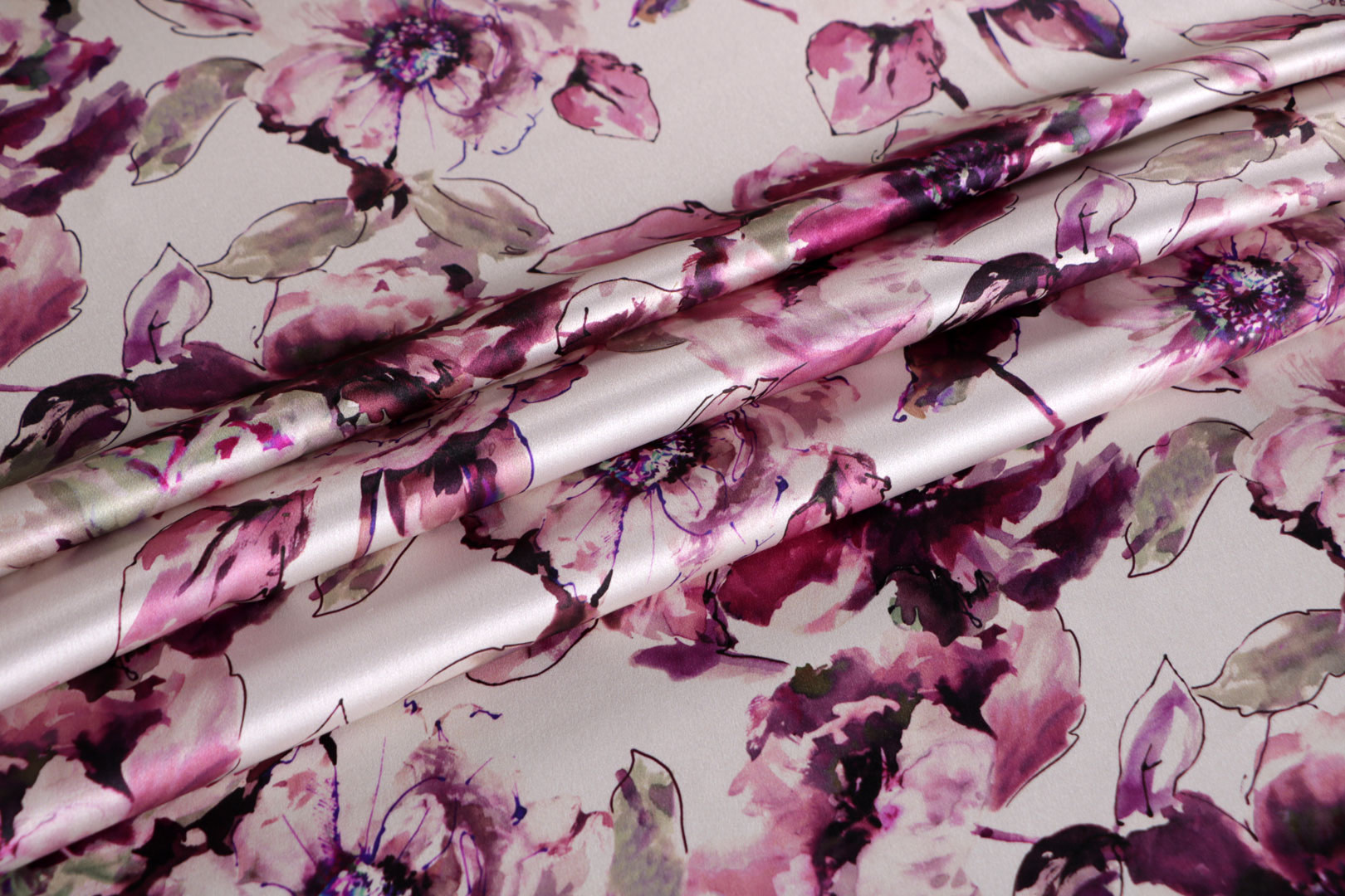 Flowers Print Apparel Fabric ST000628