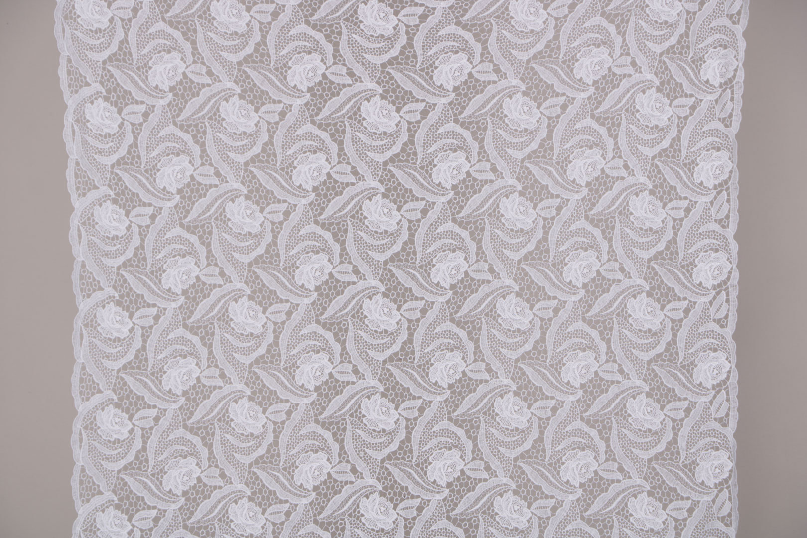 White Cotton, Polyester fabric for dressmaking