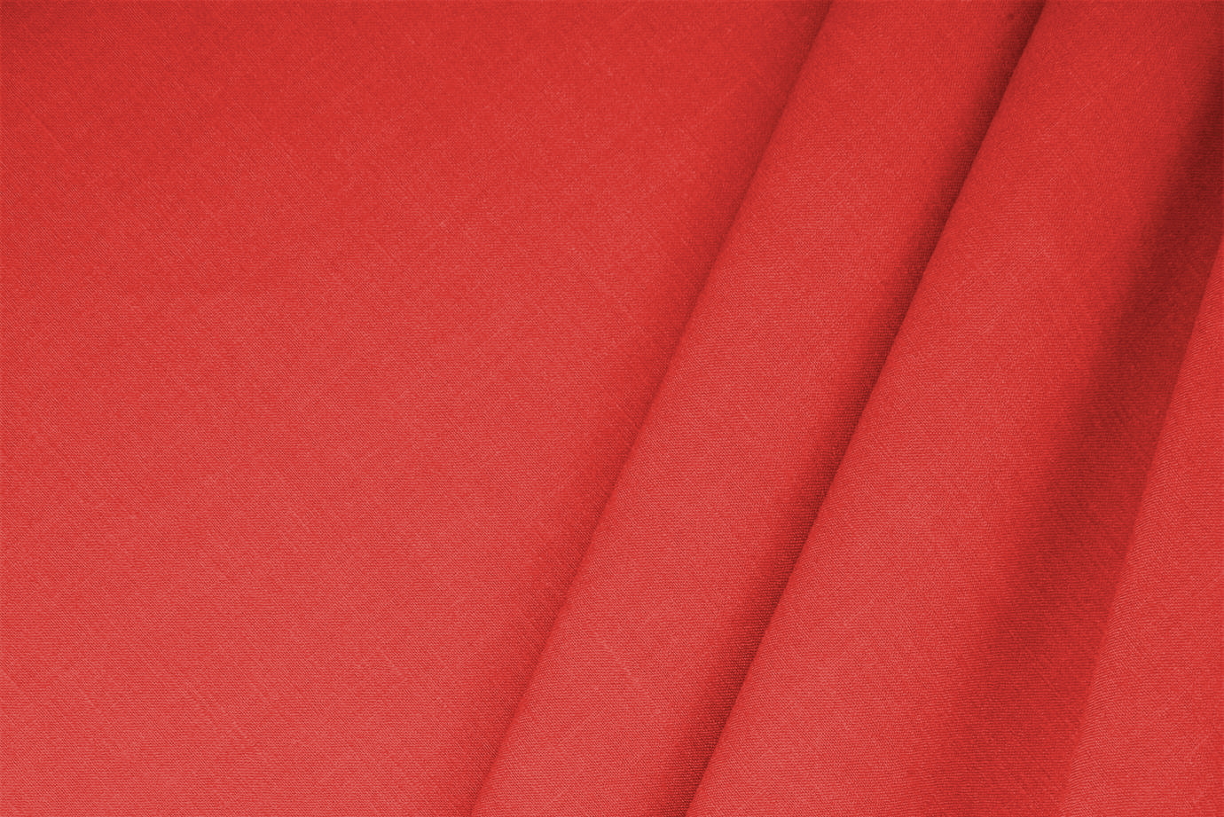 Scarlet Red Linen, Stretch, Viscose Linen Blend Apparel Fabric