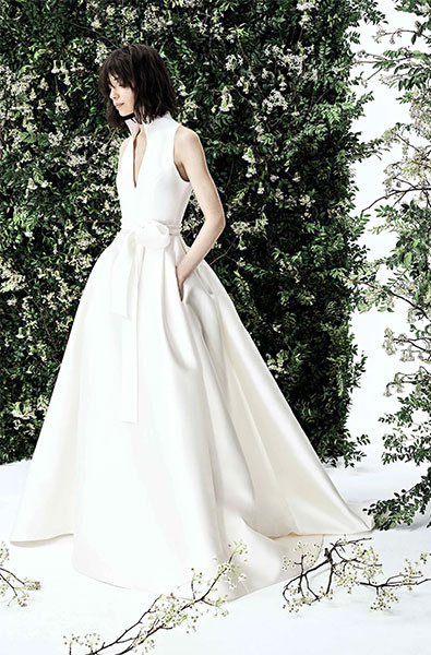 Oscar de la renta wedding dress sample on sale sale