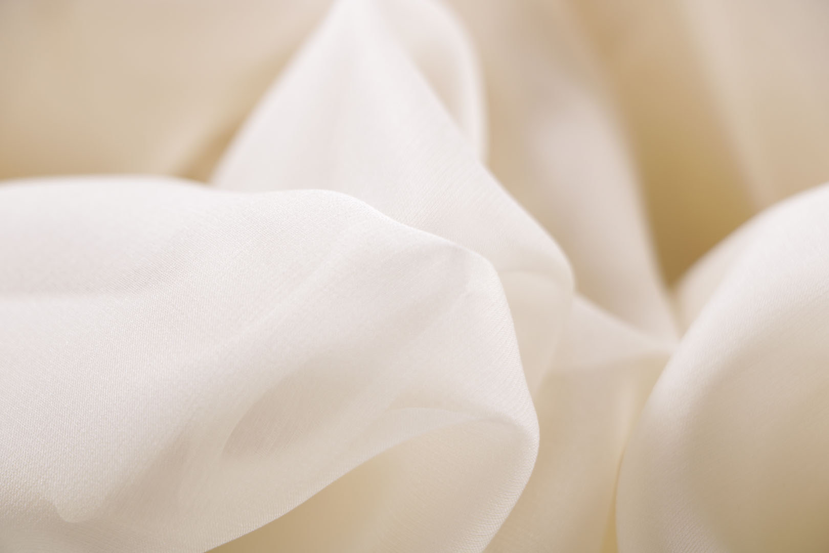 silk chiffon fabric white