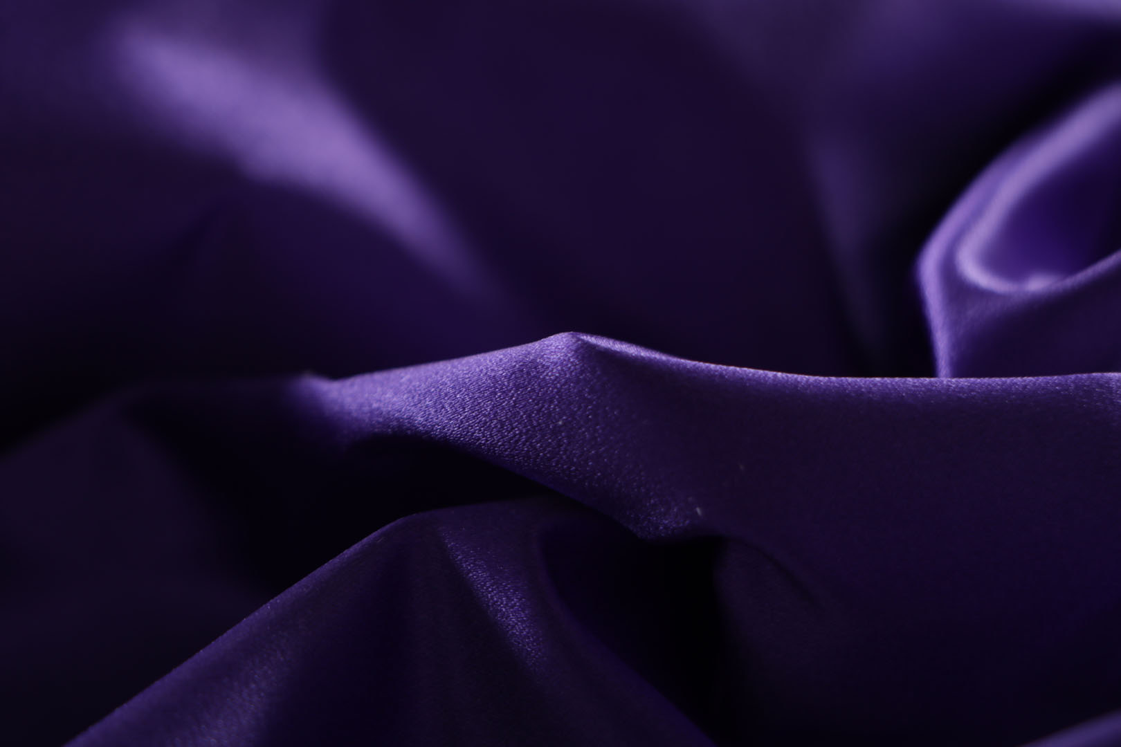 Iris Purple Silk Duchesse Apparel Fabric