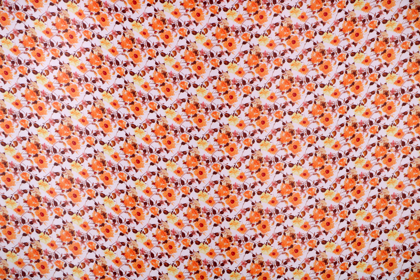 Flowers Print Apparel Fabric ST000698